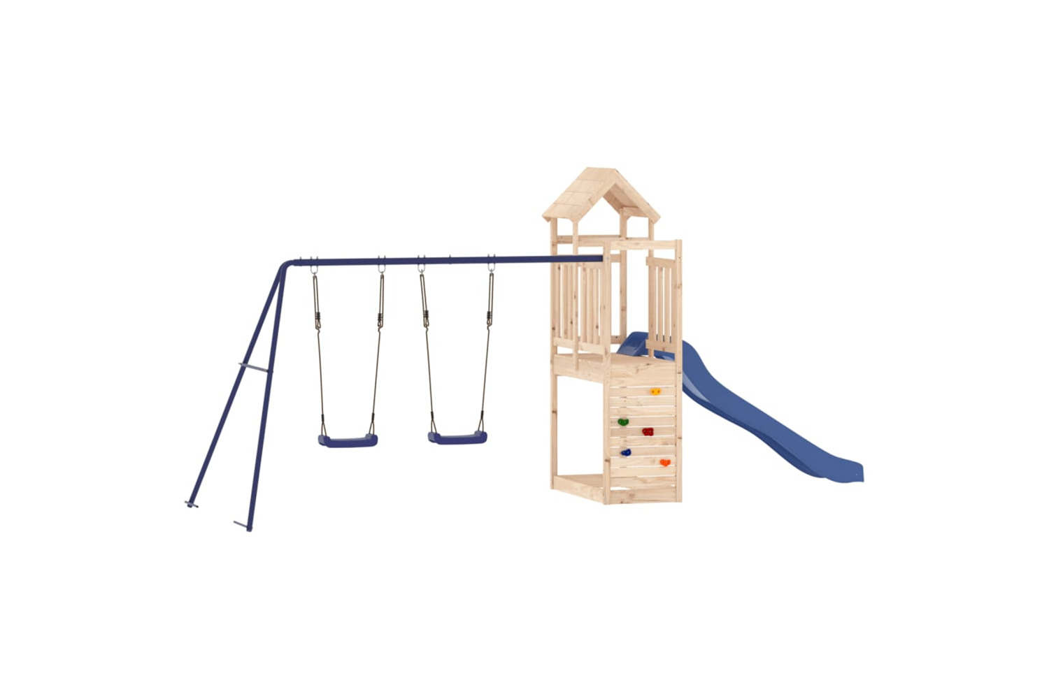 Vidaxl Outdoor Playset Solid Wood Pine