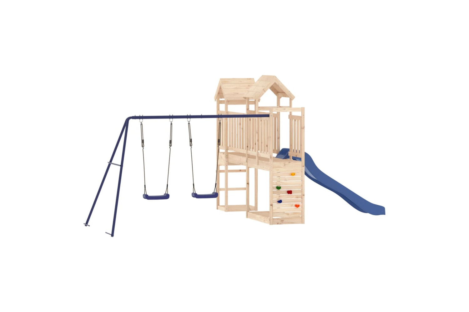 Vidaxl Outdoor Playset Solid Wood Pine