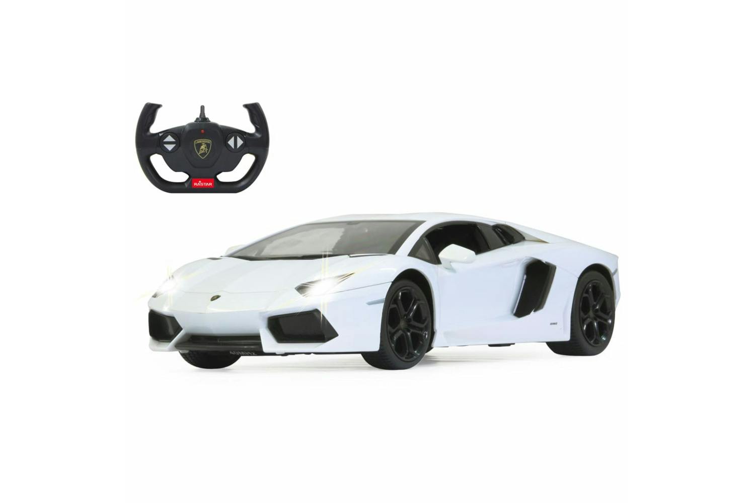 Jamara 437180 Rc Supercar Lamborghini Aventador 1:14 White