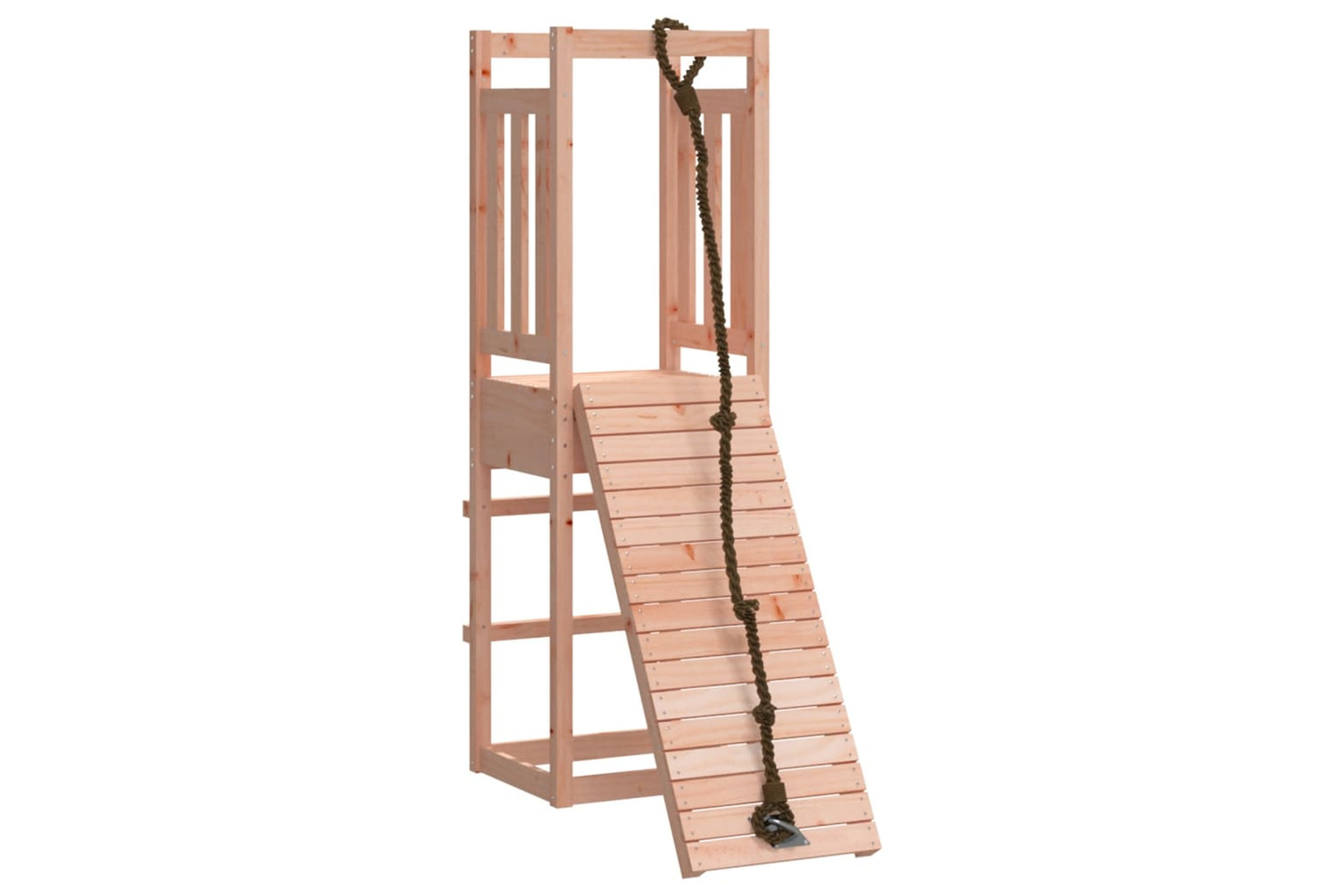 vidaXL 3155946 Playhouse With Climbing Wall Solid Wood Douglas