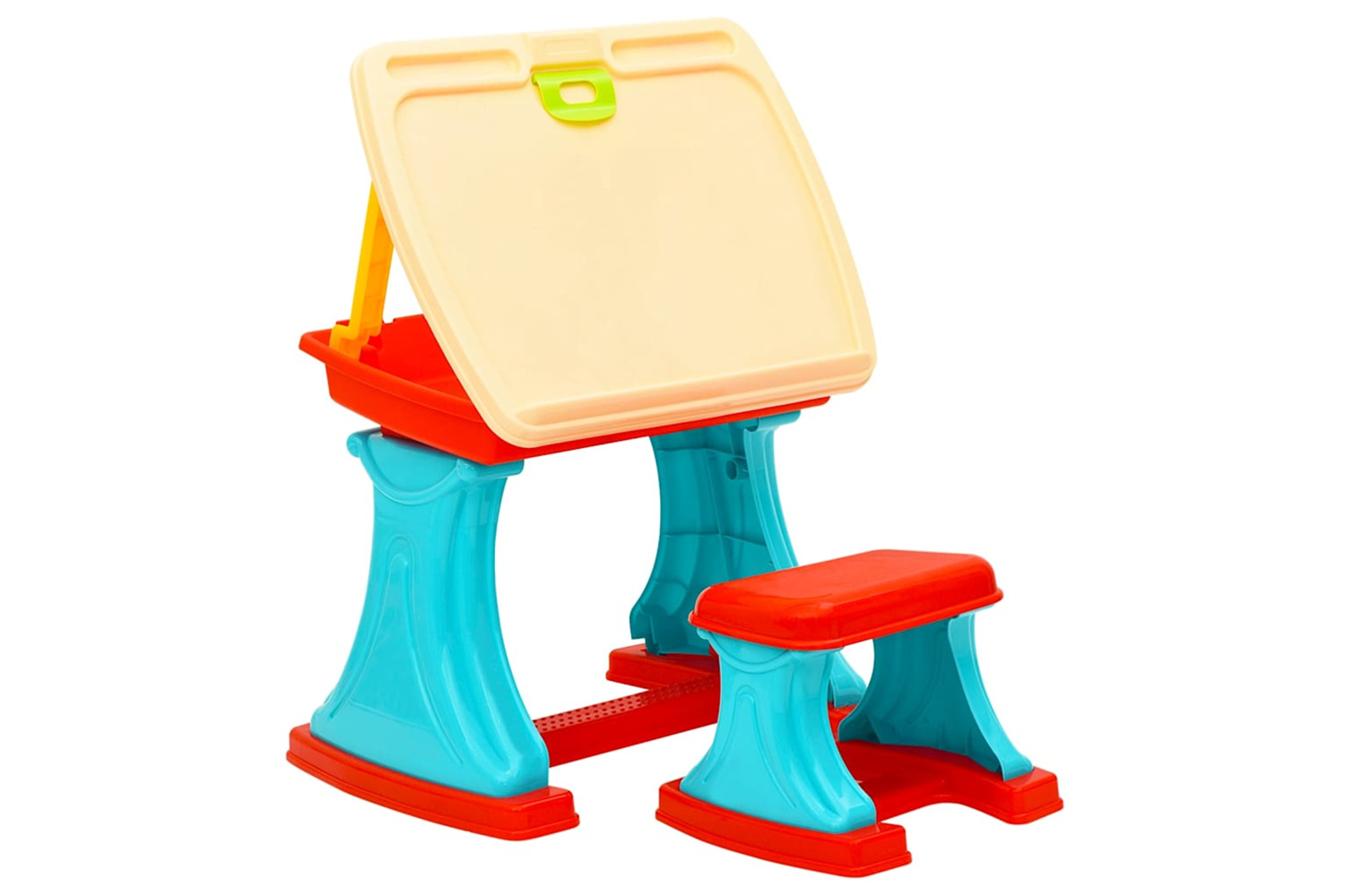 Vidaxl Children Learning Desk &amp; Easel Adjustable