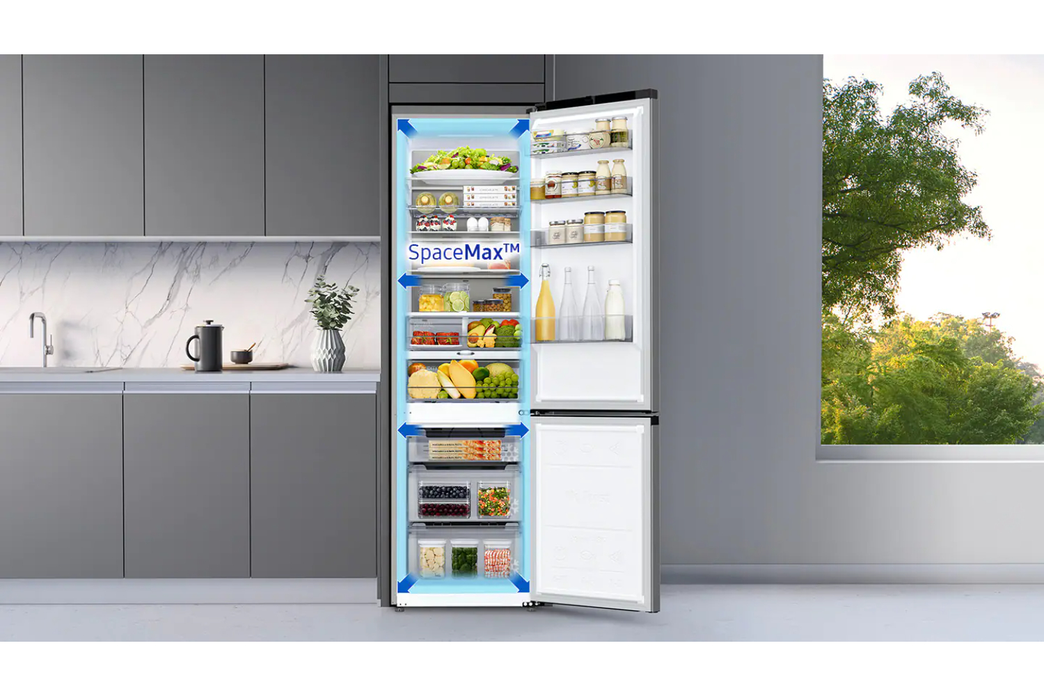 Samsung Series 6  Classic Fridge Freezer with Total No Frost | RB38C605DB1/EU