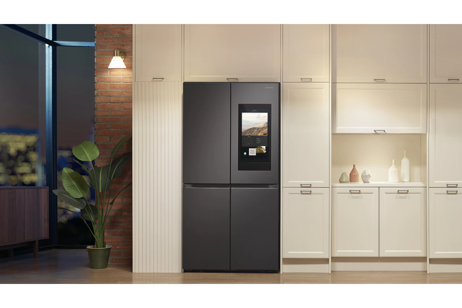 Samsung Family Hub Beverage Center Multi-Door Smart Fridge Freezer RF65A977FB1/EU - Black