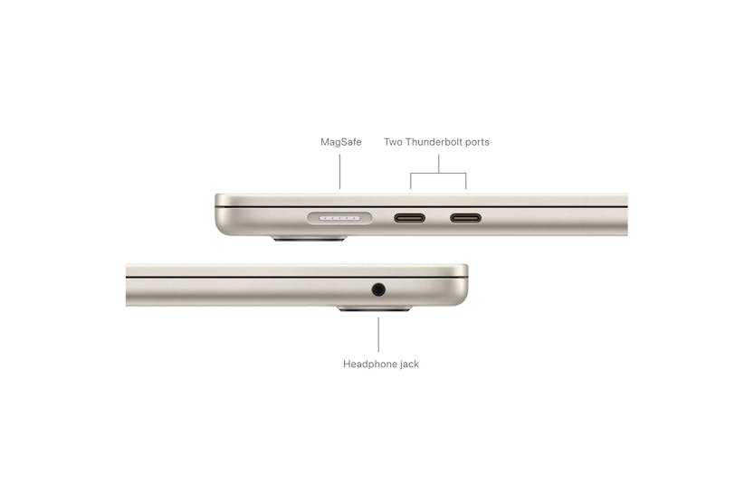MacBook Air 15.3" | M3 | 10-Core GPU | 8GB | 512GB | Starlight (2024)