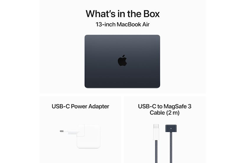 MacBook Air 13.6" | M3 | 10-Core GPU | 8GB | 512GB | Midnight (2024)