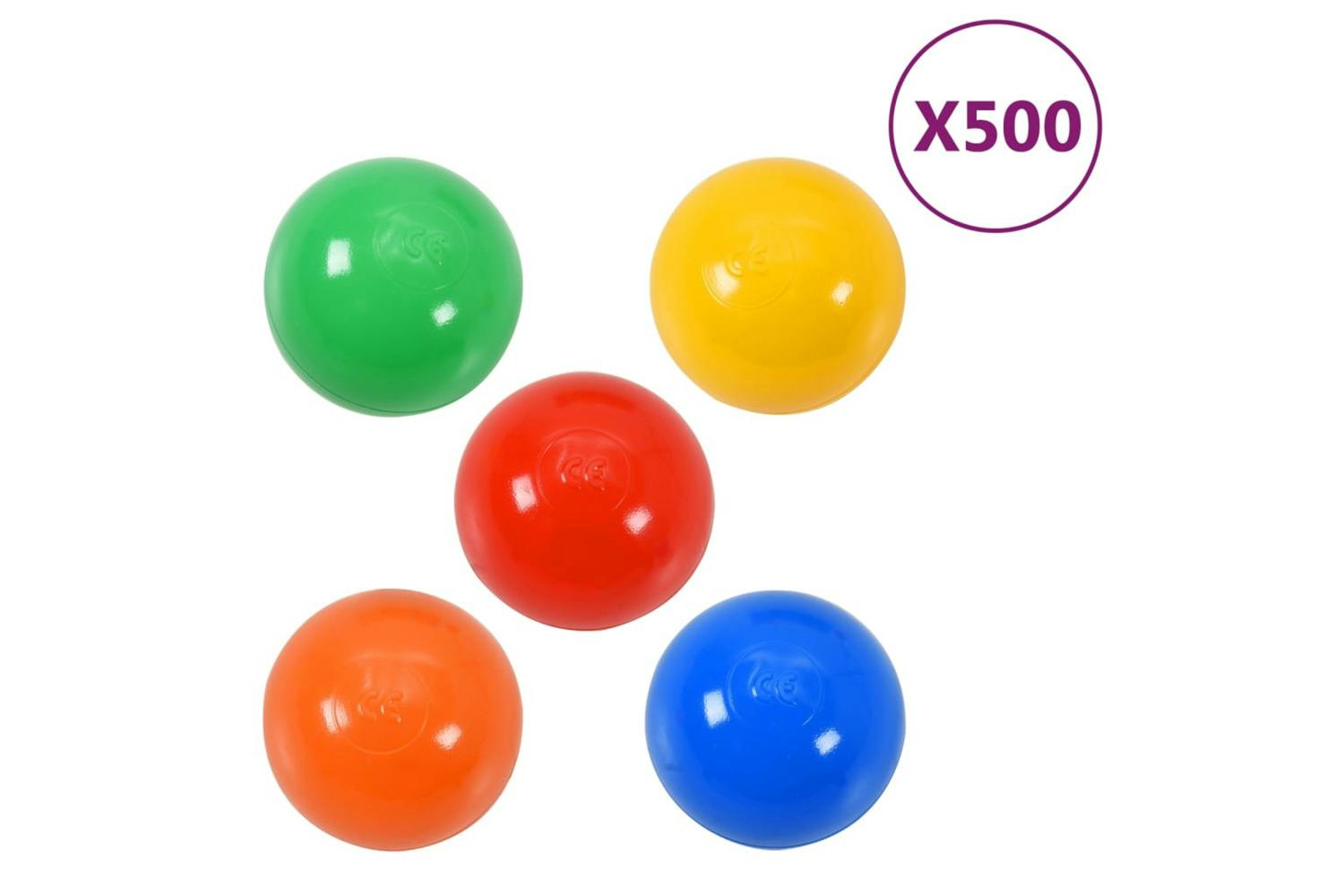 Vidaxl 3102950 Colourful Playballs For Baby Pool 500 Pcs