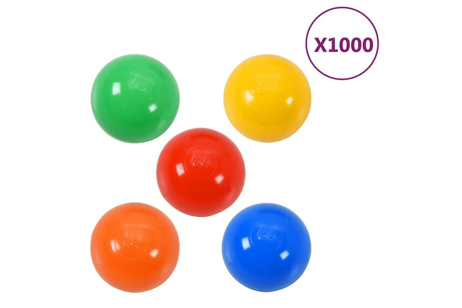 Vidaxl 3102953 Colourful Playballs For Baby Pool 1000 Pcs