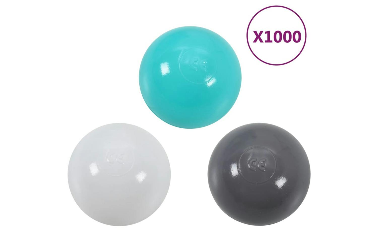 Vidaxl 3102954 Colourful Playballs For Baby Pool 1000 Pcs
