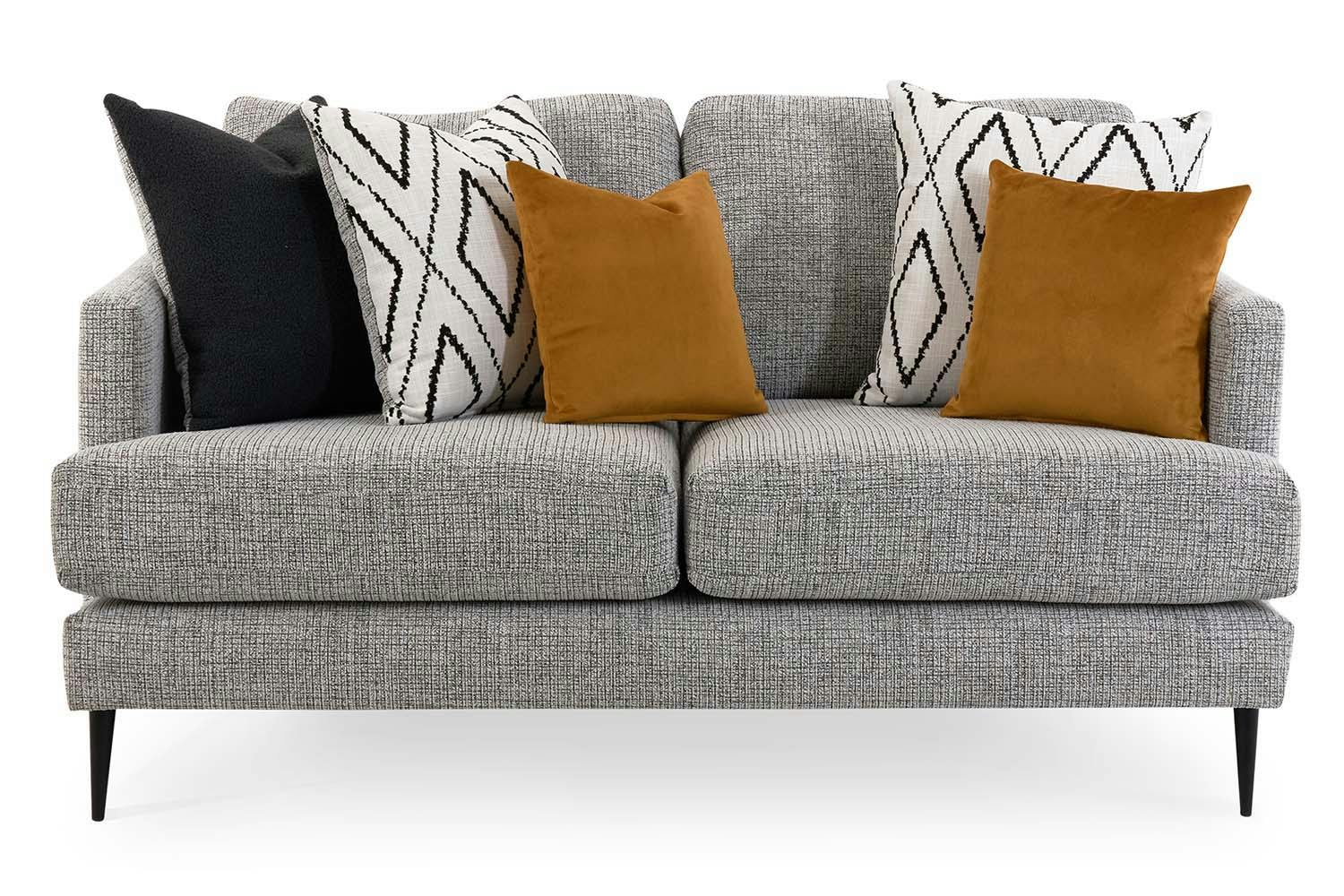Oliver 2 Seater Sofa | Silver