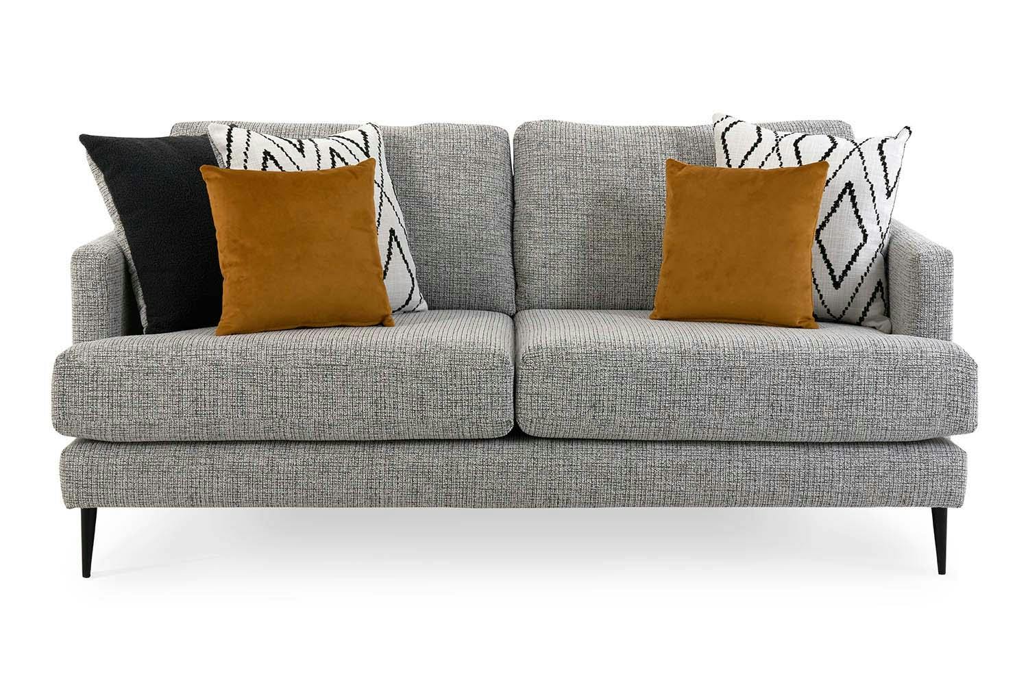 Oliver 3 Seater Sofa | Silver