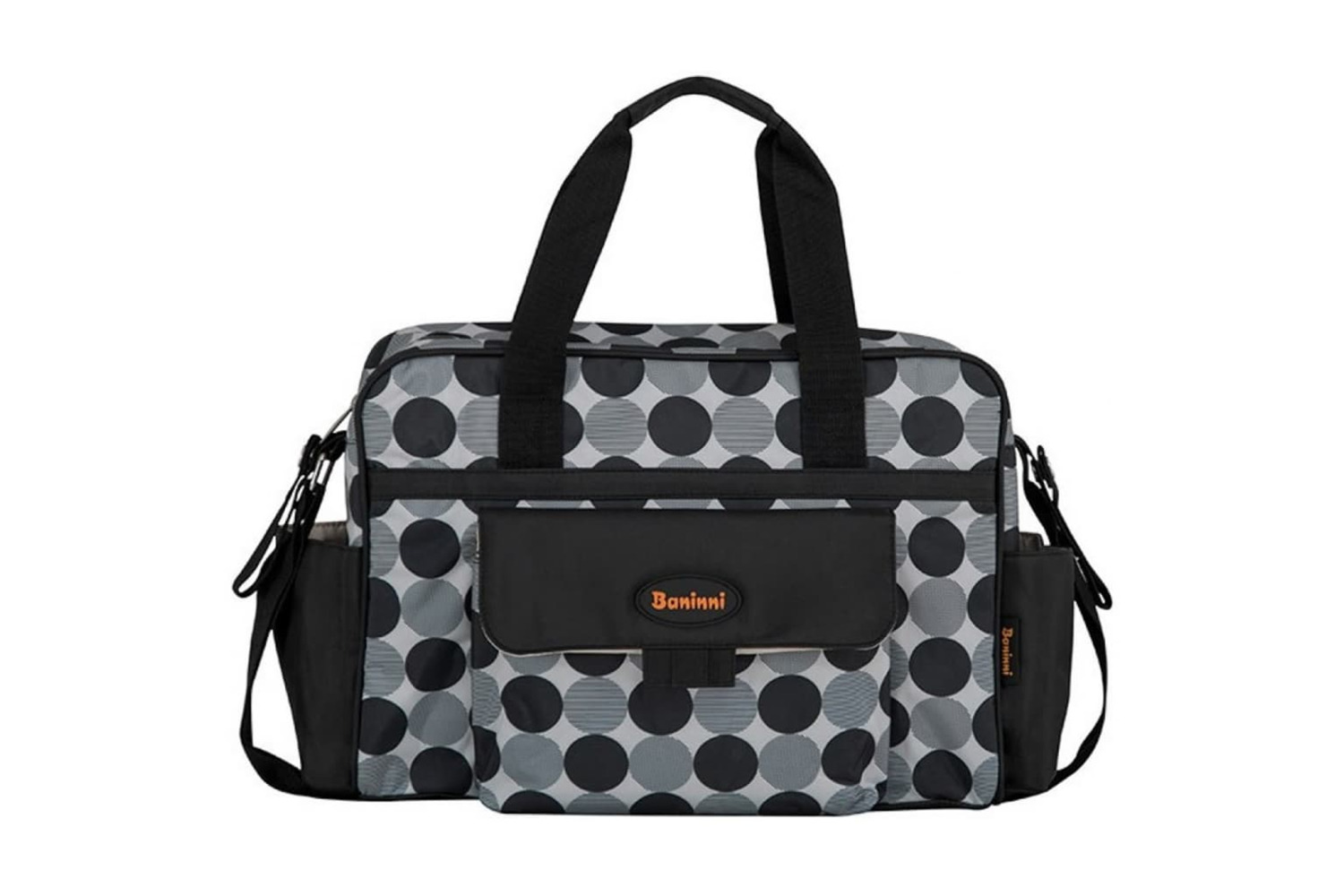 Baninni 410638 Diaper Bag Amalfi Black Circle Bndb005-bkcl