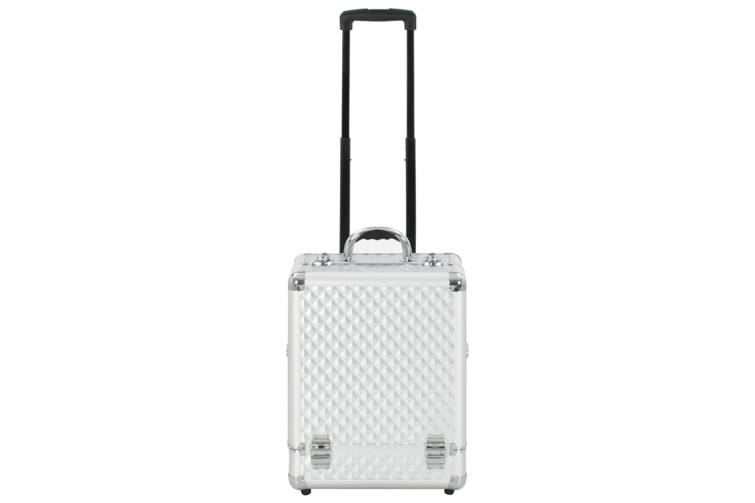 vidaXL 91825 Make-up Trolley 35x29x45cm Silver Aluminium
