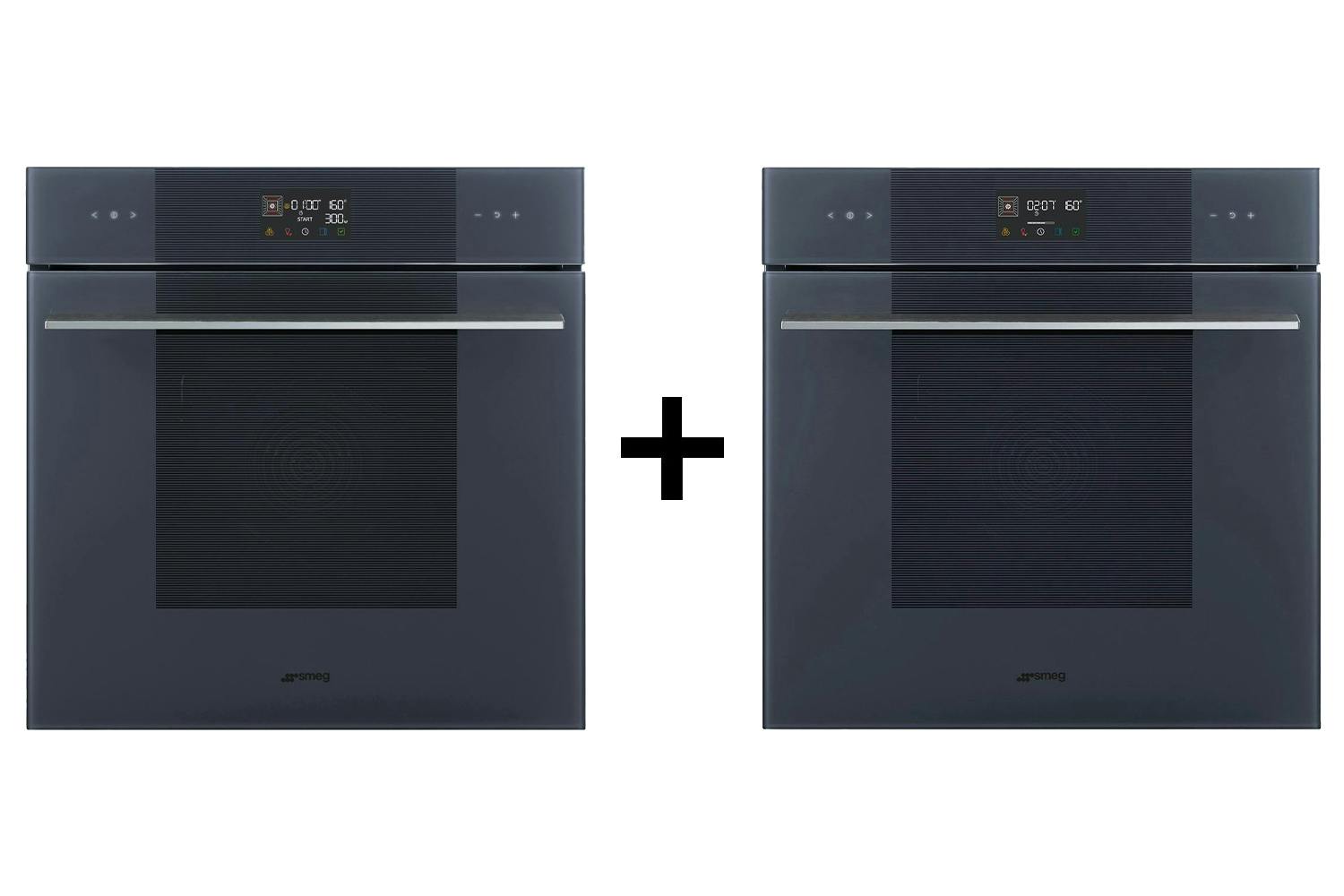 Smeg Built-in Combination Microwave Oven and 60cm Traditional Pyro Galileo Oven Bundle