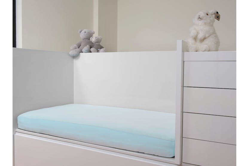 Cot Bed Toddler Fitted Sheet | Sky Blue