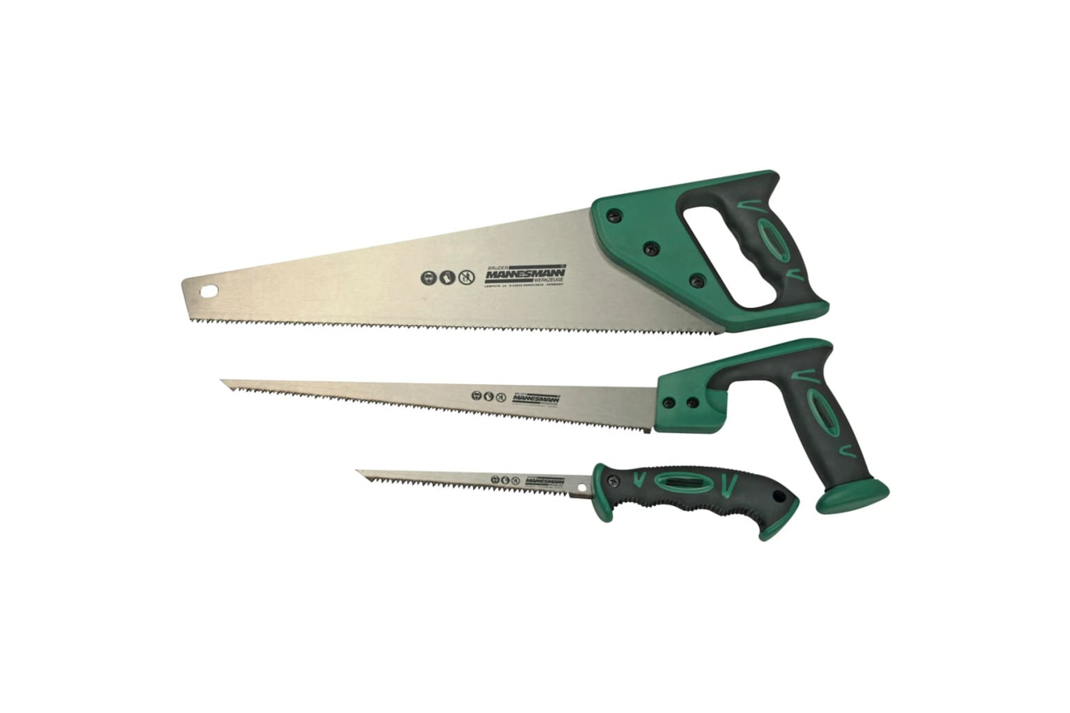Bruder Mannesmann 420137 3 Piece Saw Set Steel 30115