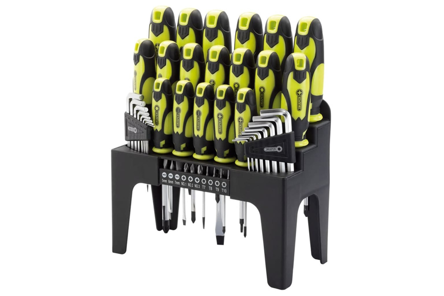 Draper Tools 415053 44 Piece Screwdriver. Hex Key. And Bit Set Green 78619