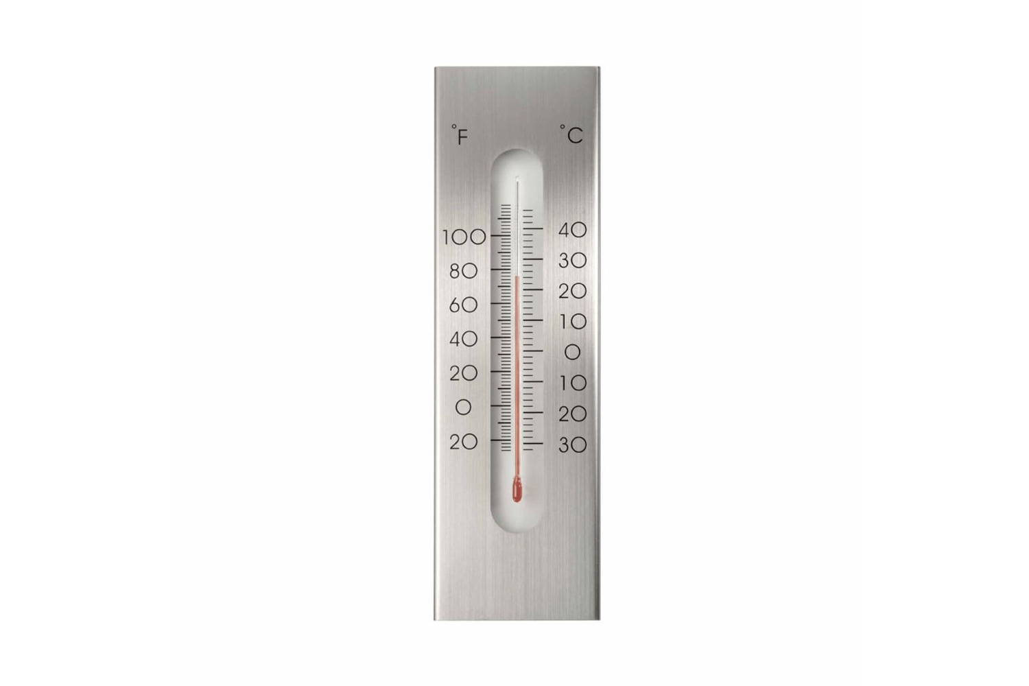 Nature 423524 Outdoor Wall Thermometer Aluminium 7x1x23 Cm