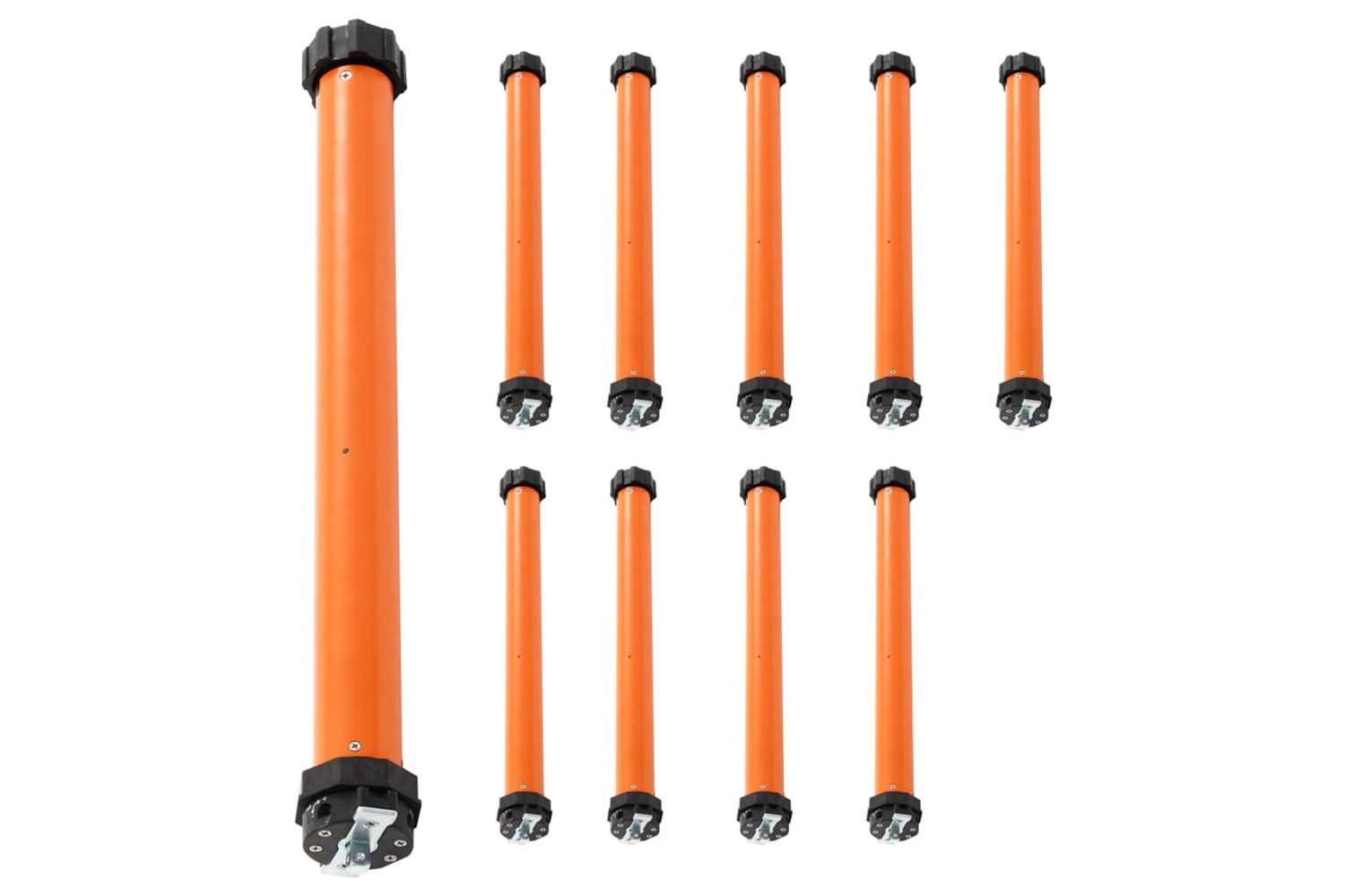 vidaXL 3051479 Tubular Motors 10 Pcs 50 Nm