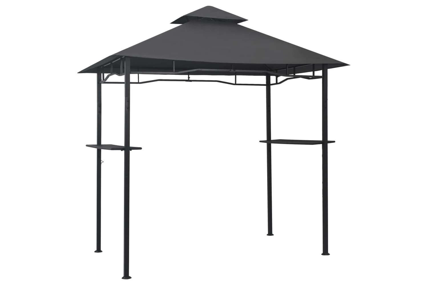 vidaXL 48602 Bbq Gazebo 240x150x255cm Anthracite Steel