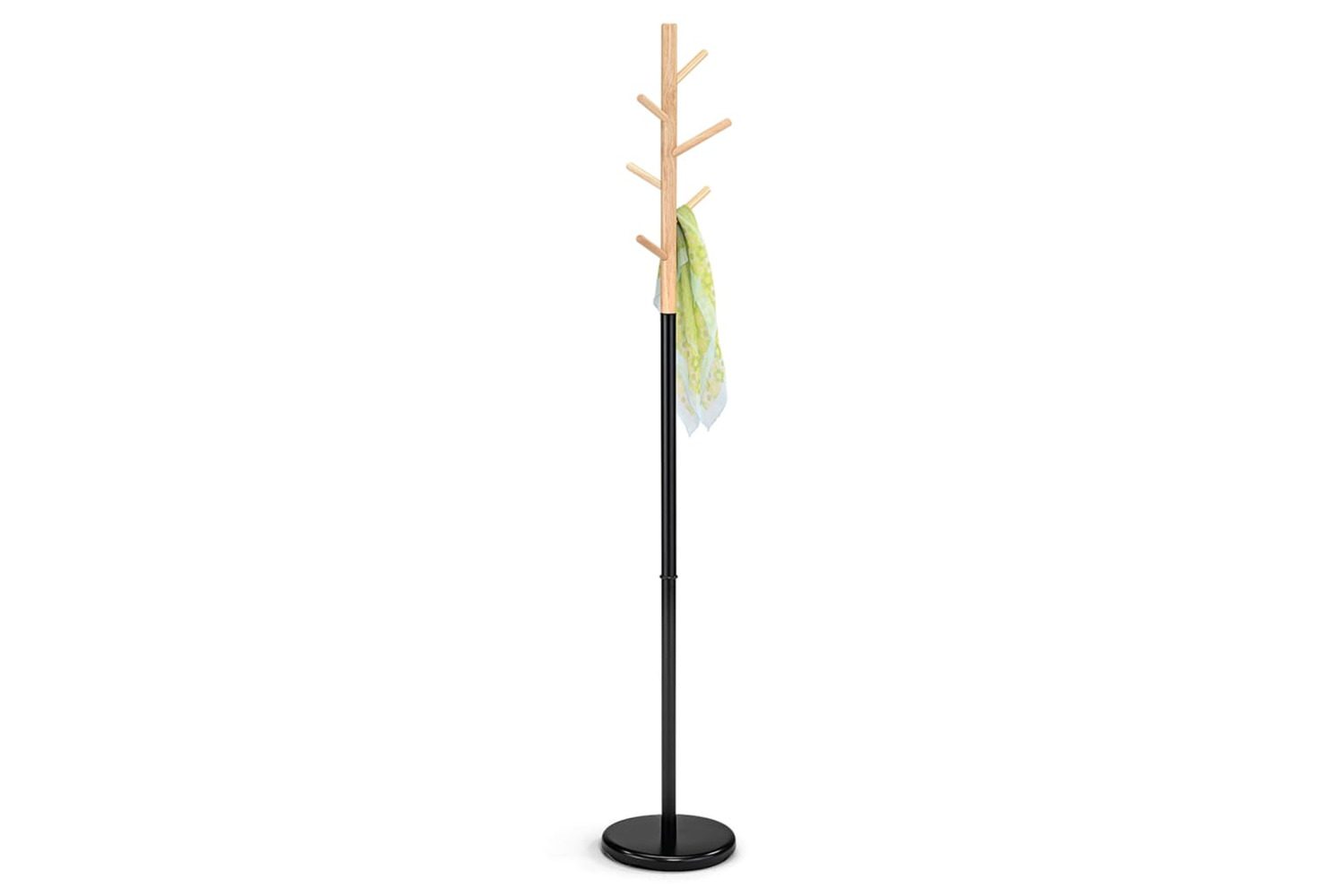 Rousseau 442827 Coat Rack Alba Metal Black