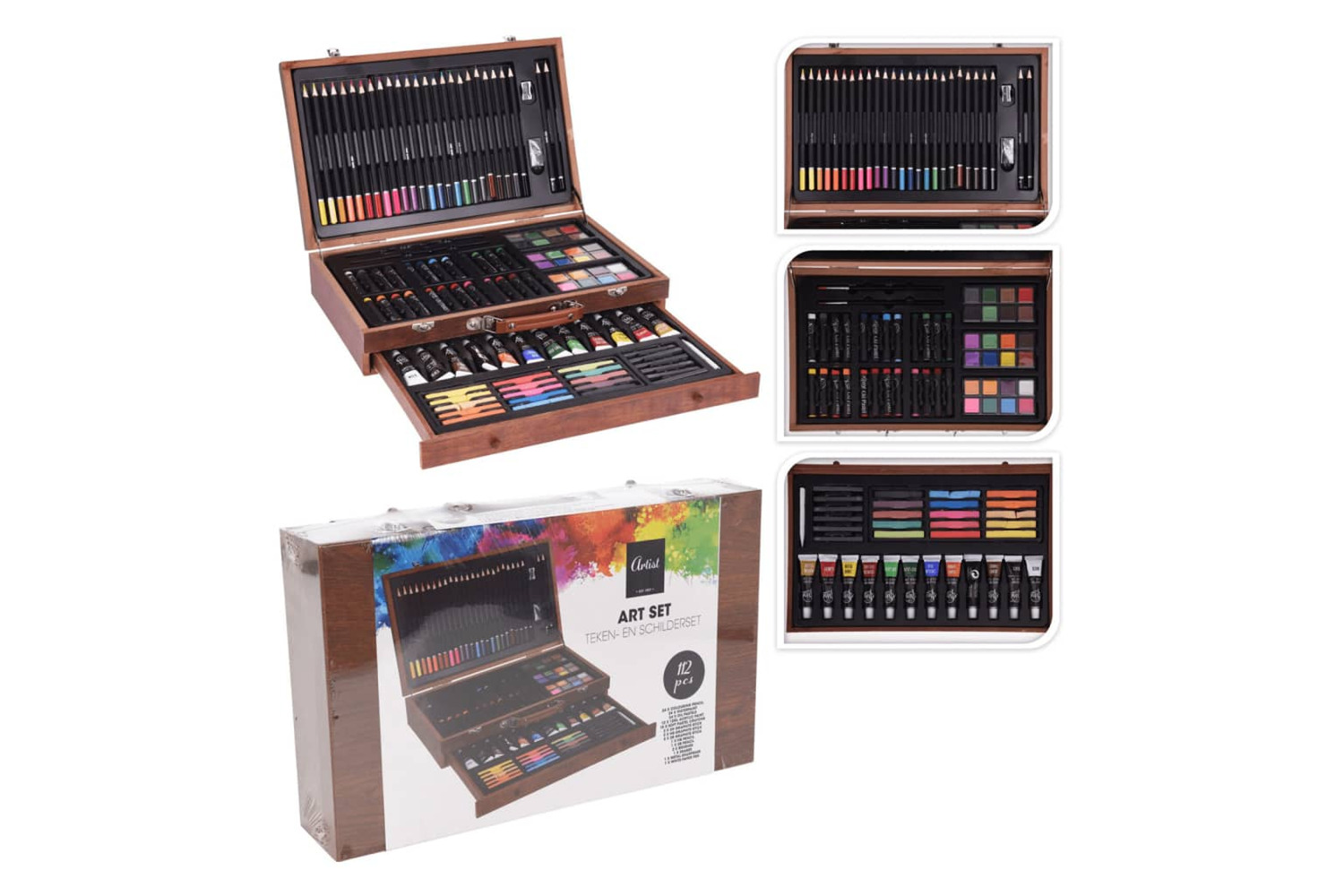 Artist 441887 112-piece Painting Art Set In Wooden Box
