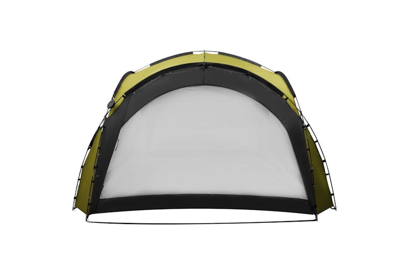 Vidaxl 92237 Party Tent With Led And 4 Sidewalls 3.6x3.6x2.3 M Green