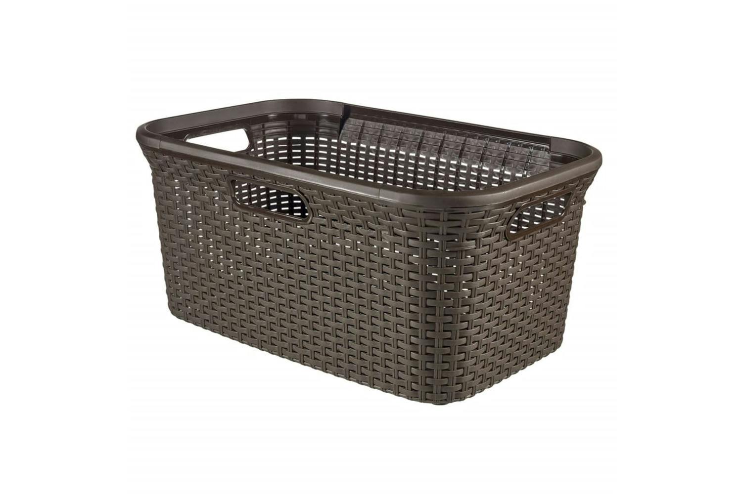 Curver 443859 Laundry Basket Style 45l Dark Brown