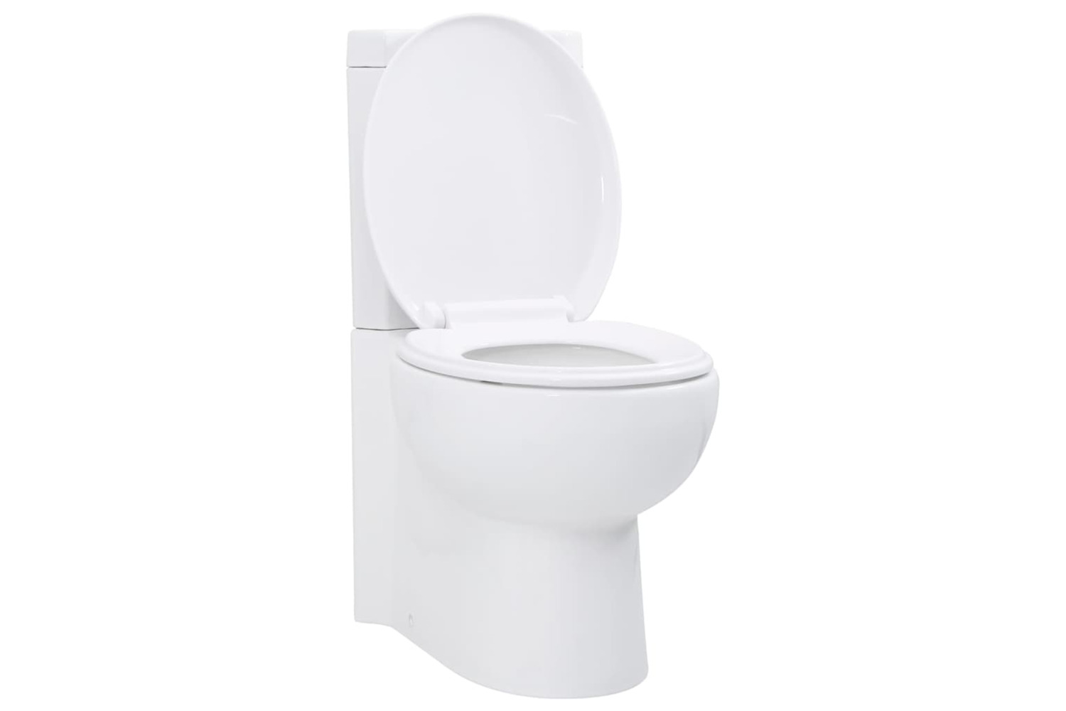Vidaxl 141133 Wc Ceramic Toilet Bathroom Corner Toilet White
