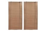 Vidaxl 3057521 Bamboo Roller Blinds 2 Pcs 150x220 Cm Brown