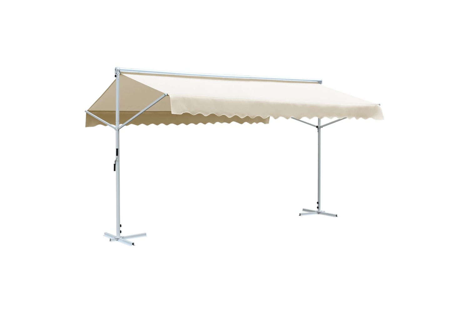 vidaXL 145884 Free Standing Awning 600x300cm Cream