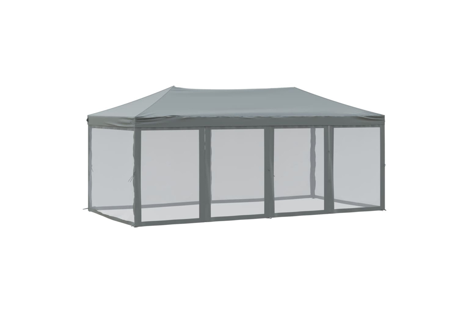 vidaXL Folding Party Tent With Sidewalls Anthracite 3x6 M