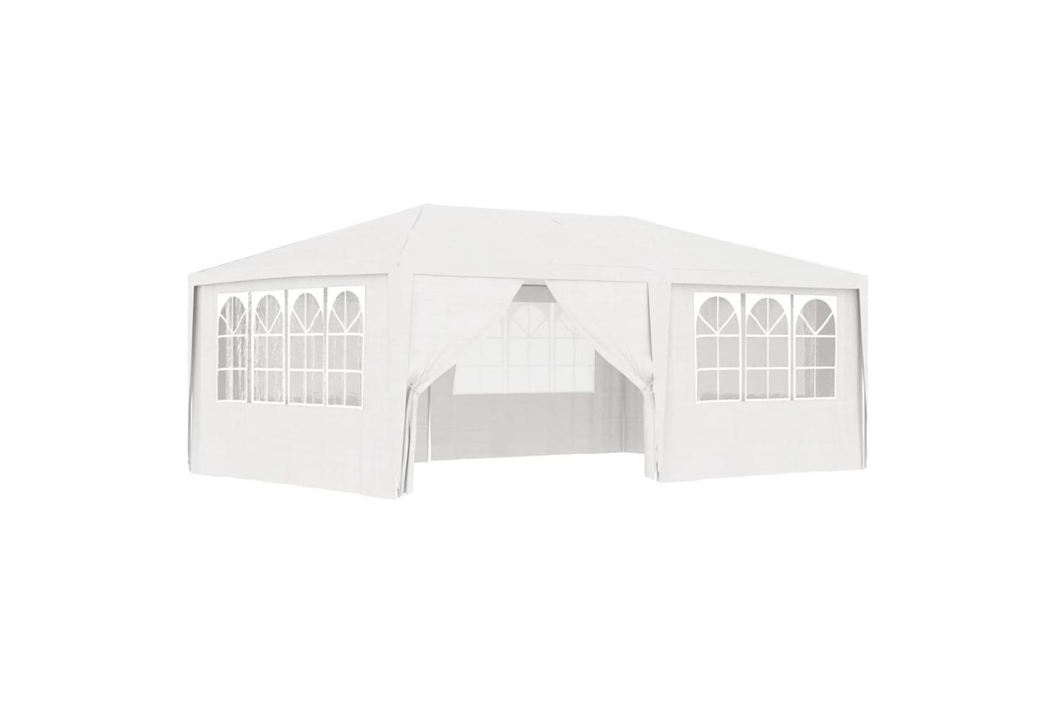 vidaXL Professional Party Tent With Side Walls 4x6 M White 90 G/m?