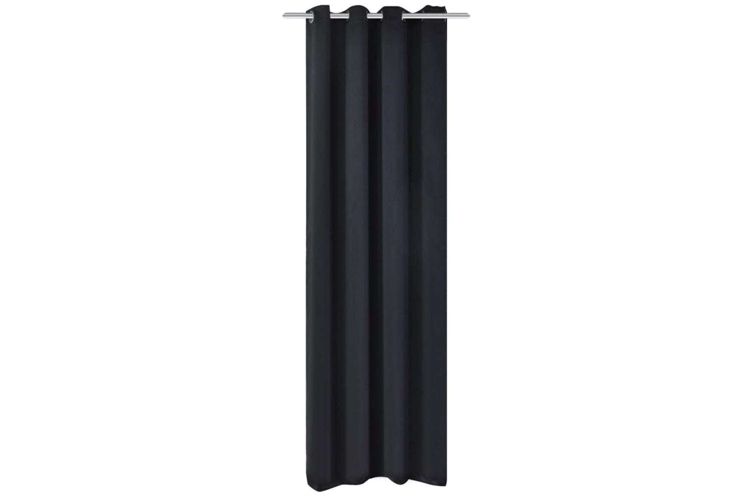 vidaXL 132203 Blackout Curtain With Metal Eyelets 270x245cm Black