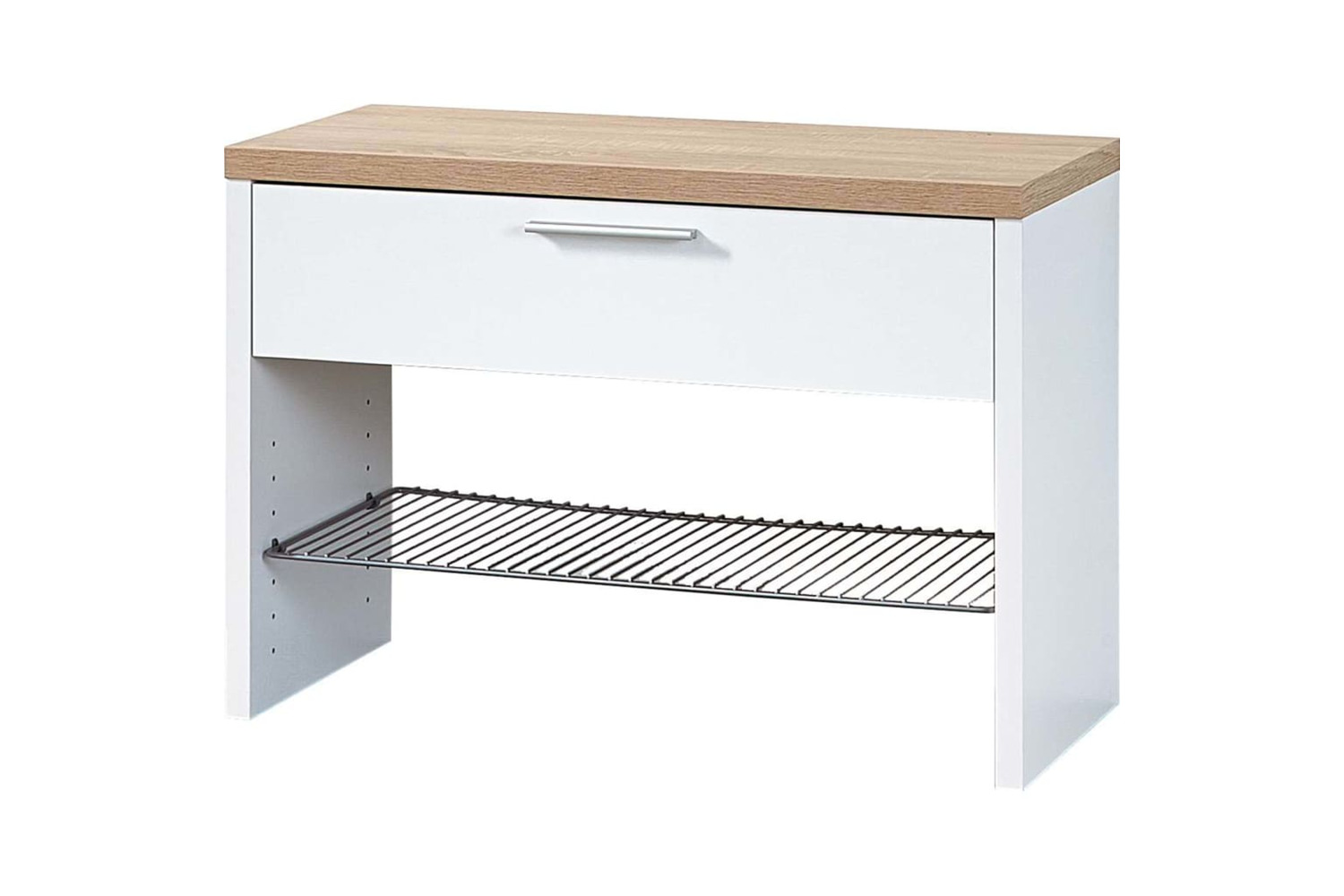 Germania 422778 Shoe Bench Top White And Sonoma Oak 3192-178