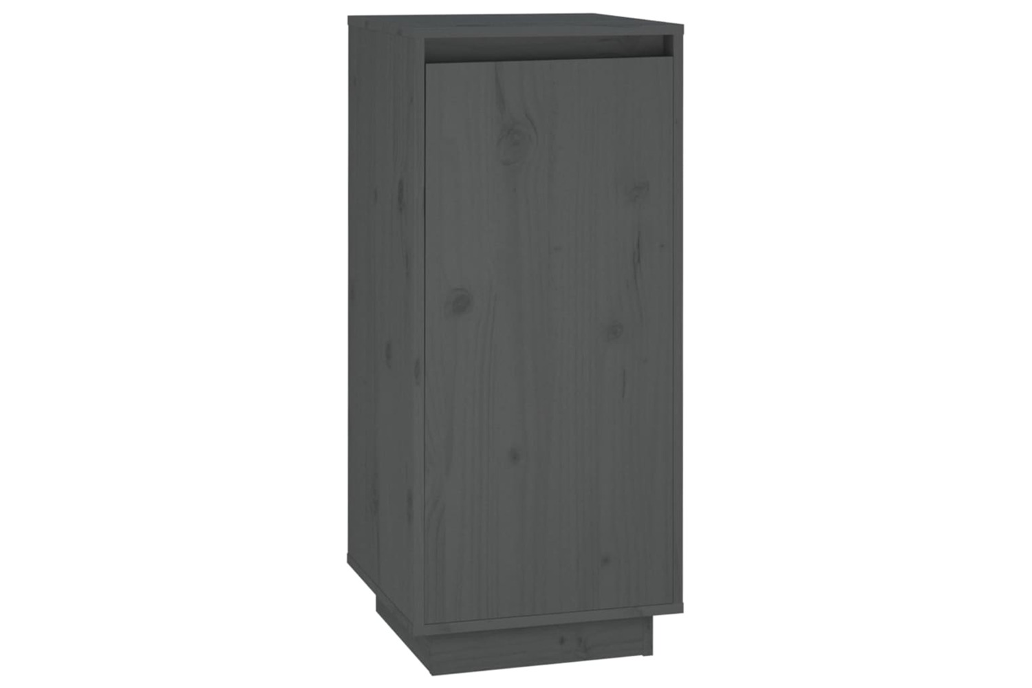 vidaXL 813537 Shoe Cabinet Grey 35x35x80cm Solid Wood Pine