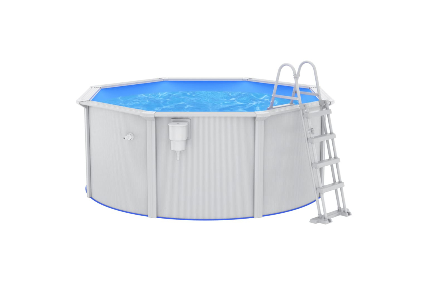 vidaXL 3098039 Swimming Pool With Safety Ladder 300x120cm