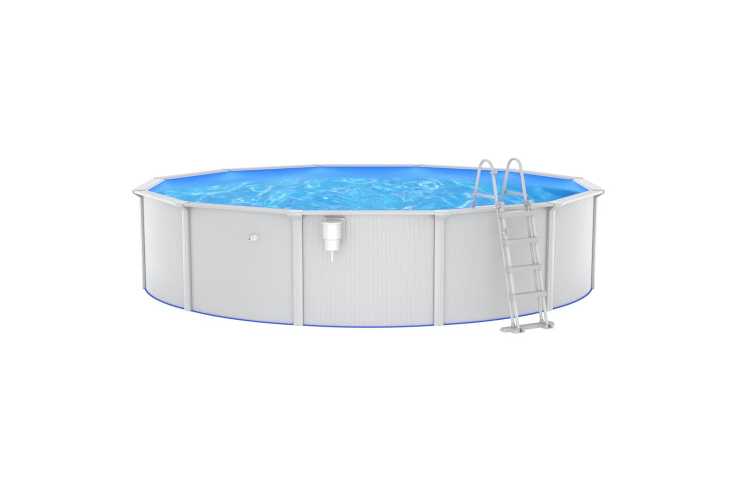 vidaXL 3098042 Swimming Pool With Safety Ladder 550x120cm