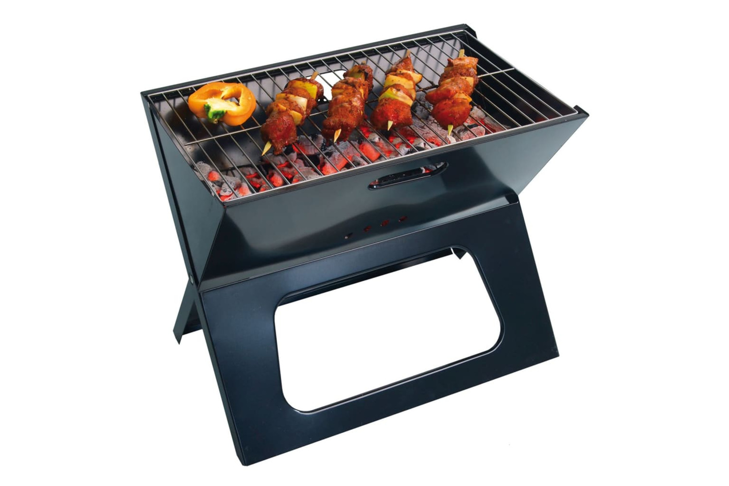 Practo Garden 446135 Portable Barbecue Grill Black