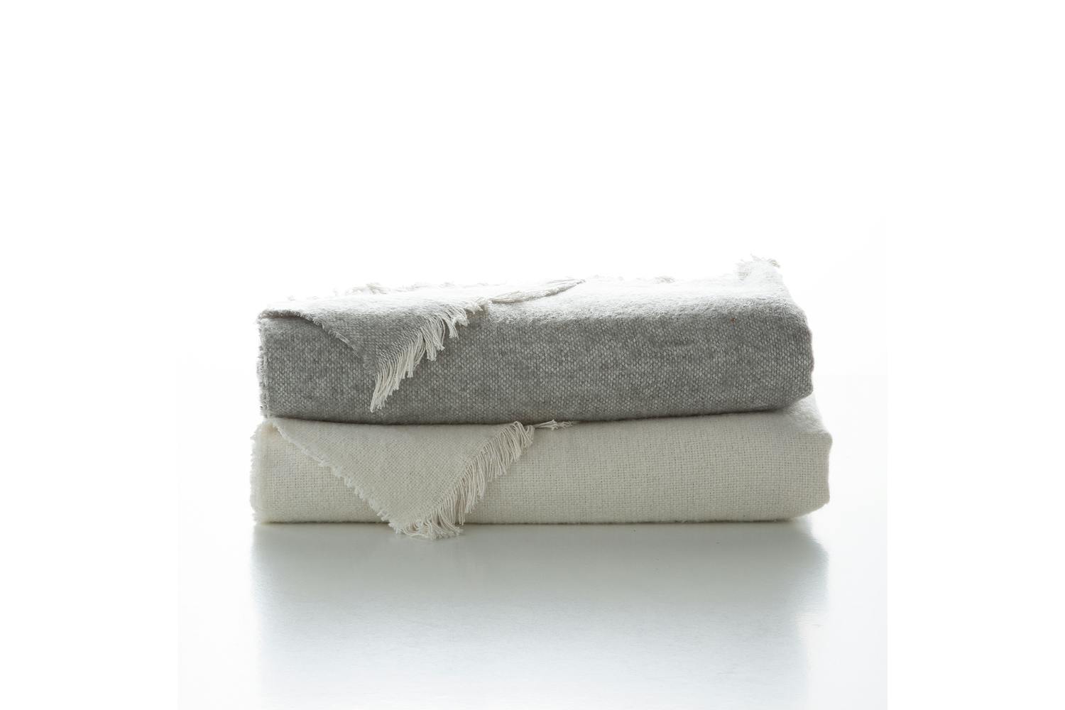 Plaid Parma 01 Blanket | White | 180 x 260