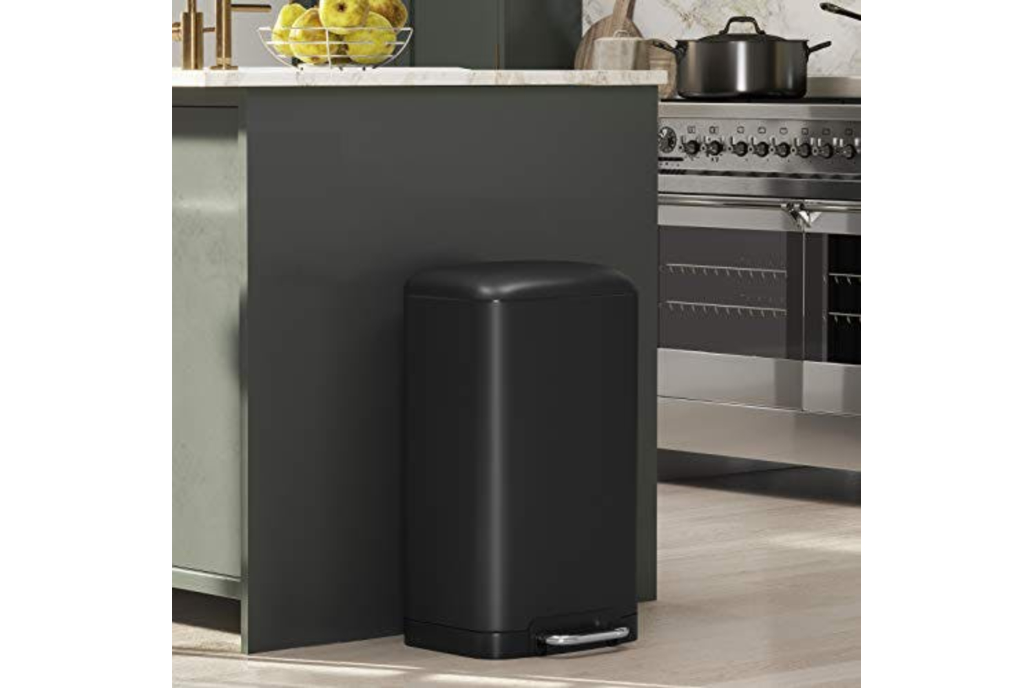 Songmics LTB01BK 30L Rubbish Bin