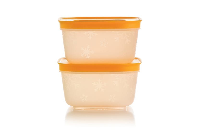 Tupperware Essentials Freezer Mates Shallow Container | 2 Pieces