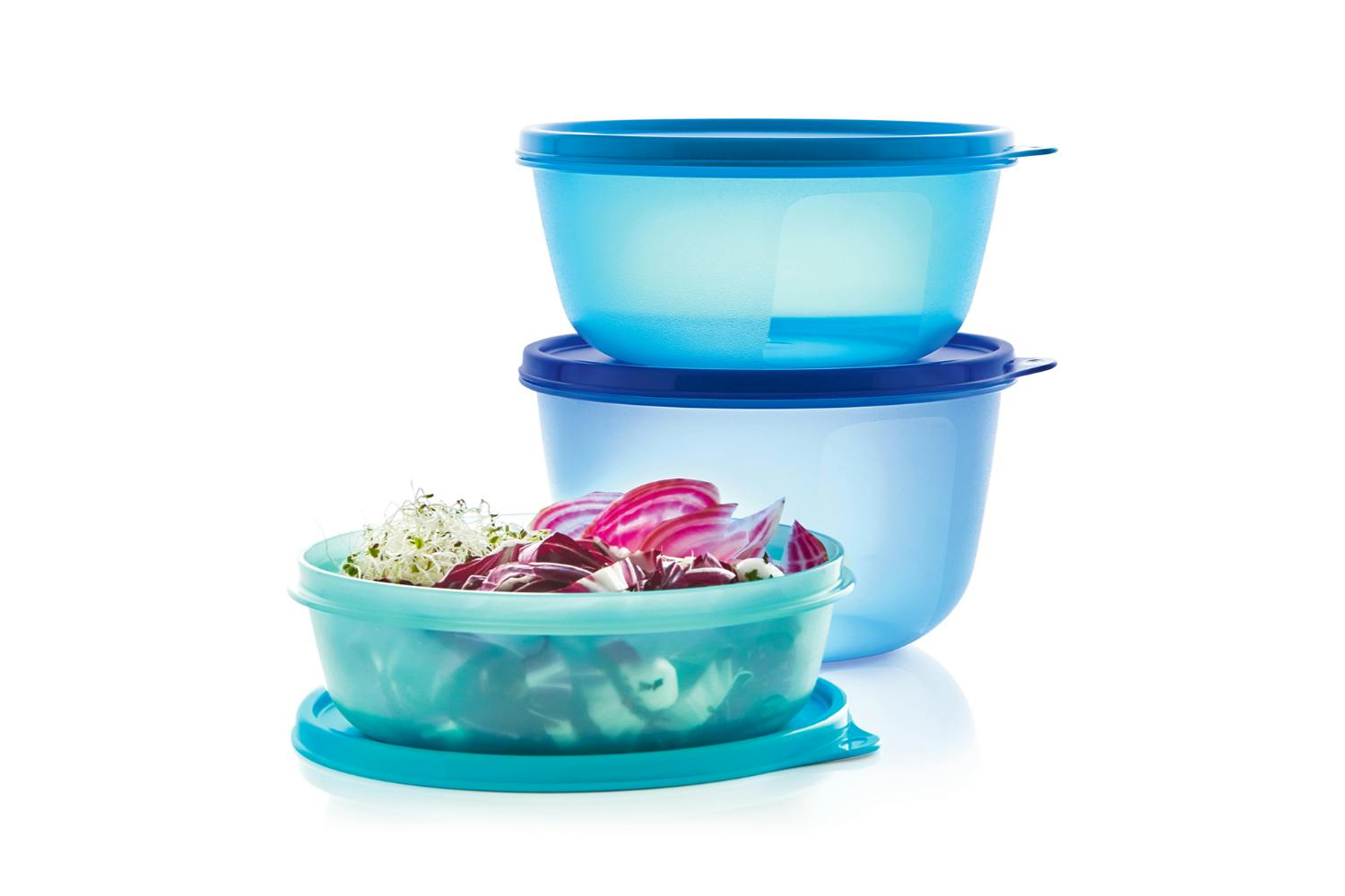 Tupperware Essentials Seal & Go Large Bowl Set | 3 Pieces
