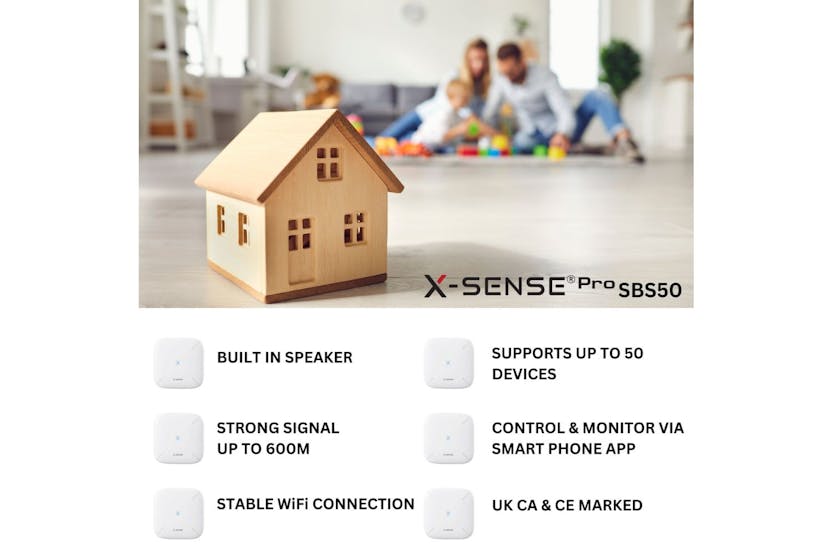 X-Sense Smart Smoke Detector and Heat Alarm Home Fire Protection Kit with Base Station | 5 Smoke | 1 Heat