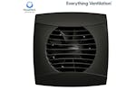 Velair Helix Air Extractor Fan with Timer Humidistat | 100mm | Black