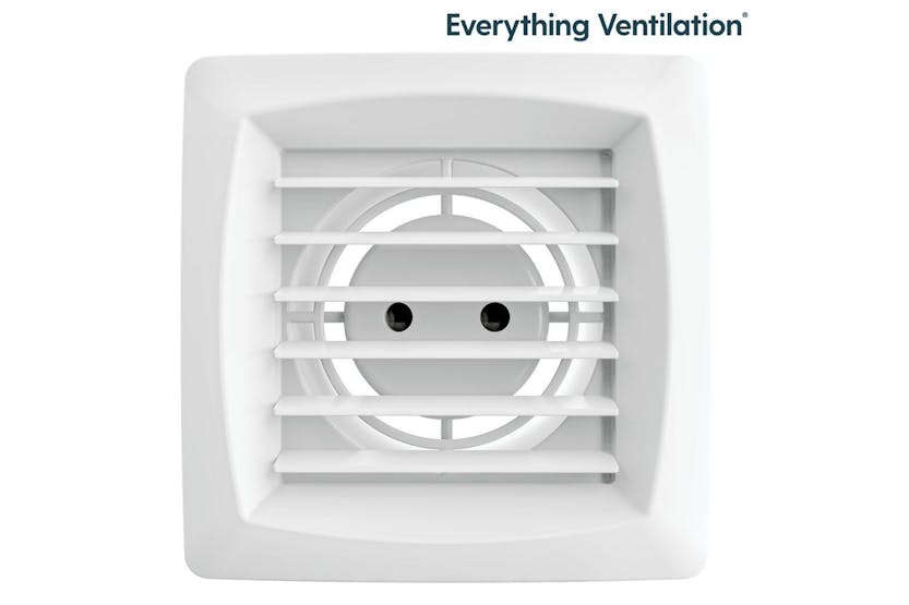 Velair Lrya Air Matic Extractor Fan 100mm with Timer | White