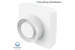 Velair Lrya Air Matic Extractor Fan 100mm with Timer | White