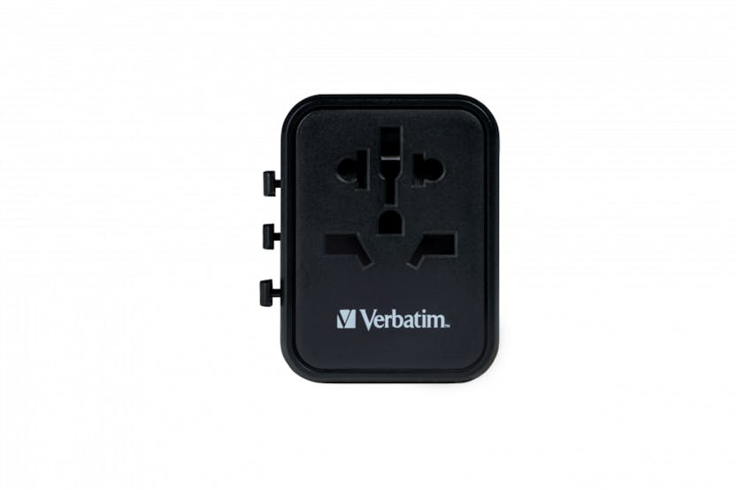 Verbatim Universal Travel Adapter Plug with 2 x USB-A Ports