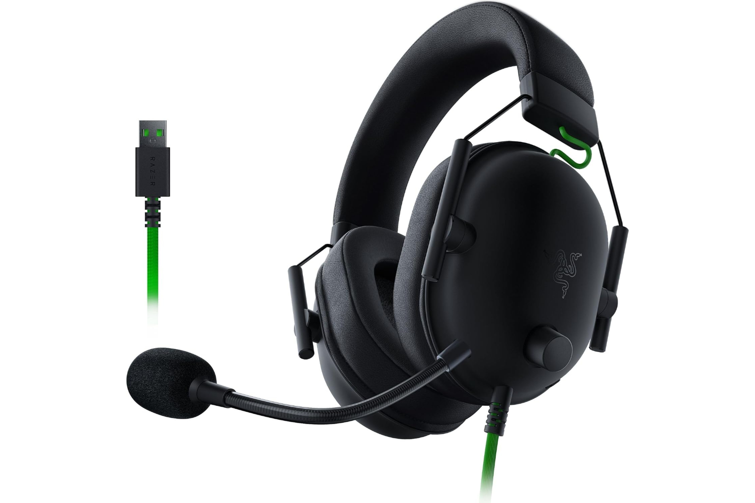 Razer BlackShark V2 X USB Over-Ear Wired Gaming Noise Cancelling Headset | Black
