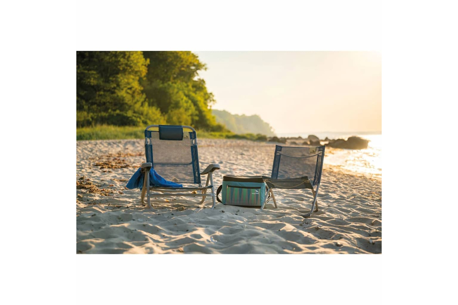 Easy Camp 441798 Folding Camping Chair Wave Ocean Blue