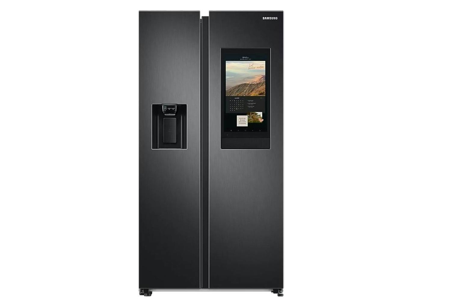 Samsung Family Hub American-Style Smart Fridge Freezer with SpaceMax RS6HA8891B1/EU - Black Stainless